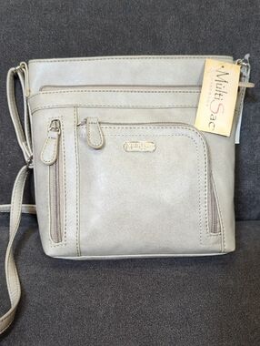 Multisac Women's Crossbody Bag in Light Taupe